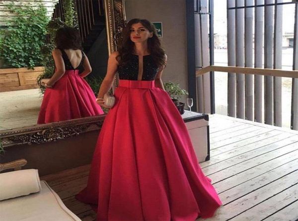 open back fuchsia long evening prom dresses arabic formal dress black beaded vestido de gala 2021 custom special occasion evening 9348191, Black;red
open back fuchsia long evening prom dresses arabic formal dress black beaded vestido de gala 2021 custom special occasion evening 9348191, Black;red