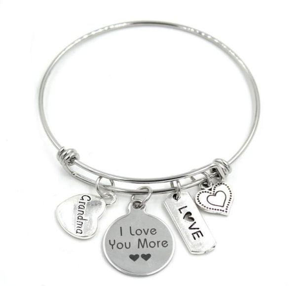 new arrival stainless steel bracelet adjustable wire bangle family charms bracelet grandma gifts jewelry8351251, Golden;silver
new arrival stainless steel bracelet adjustable wire bangle family charms bracelet grandma gifts jewelry8351251, Golden;silver