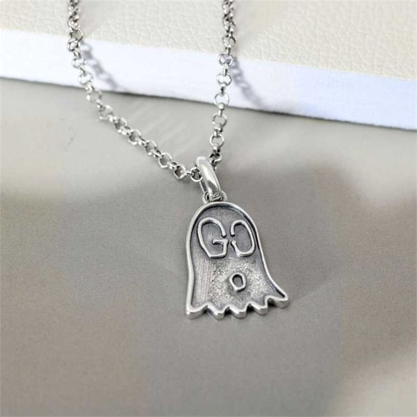 2023 new designer jewelry bracelet necklace ring classic little ghost pendant hip hop skull clavicle chain, Silver
2023 new designer jewelry bracelet necklace ring classic little ghost pendant hip hop skull clavicle chain, Silver