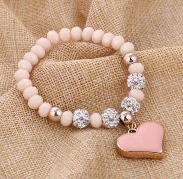 romantic vintage bracelets for women heart pendant bracelets with crystal shambhala beads bracelets jewelry5243124, Black
romantic vintage bracelets for women heart pendant bracelets with crystal shambhala beads bracelets jewelry5243124, Black