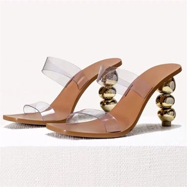 women slippers strange high heel sandals ladies pvc mules summer gladiator slipper casual outside slides female dress pumps, Black
women slippers strange high heel sandals ladies pvc mules summer gladiator slipper casual outside slides female dress pumps, Black