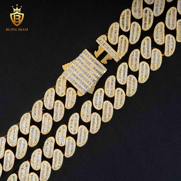 fine jewelry custom iced out emerald cut 3a+ cz diamond 20mm cuban link chain mens hip hop necklace, Silver
fine jewelry custom iced out emerald cut 3a+ cz diamond 20mm cuban link chain mens hip hop necklace, Silver