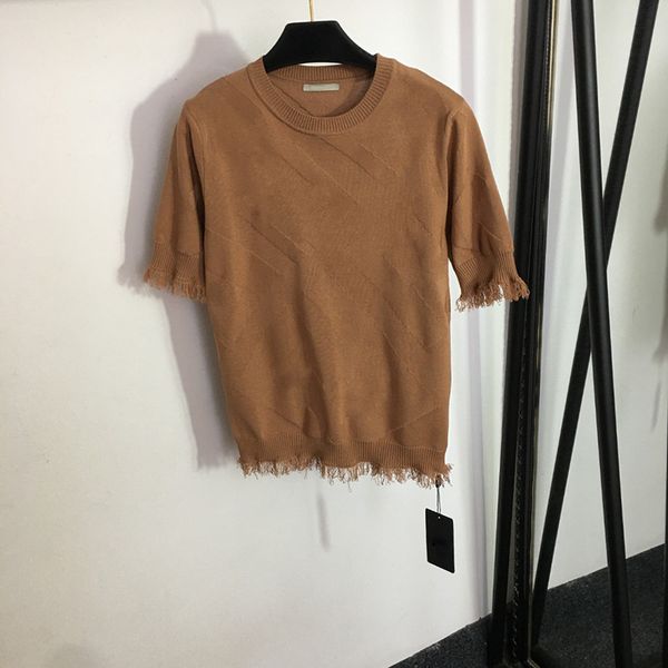fashion tassel designer t shirt women short sleeve knit sweater big letters jacquard tee spring fall brand sweaters, White
fashion tassel designer t shirt women short sleeve knit sweater big letters jacquard tee spring fall brand sweaters, White