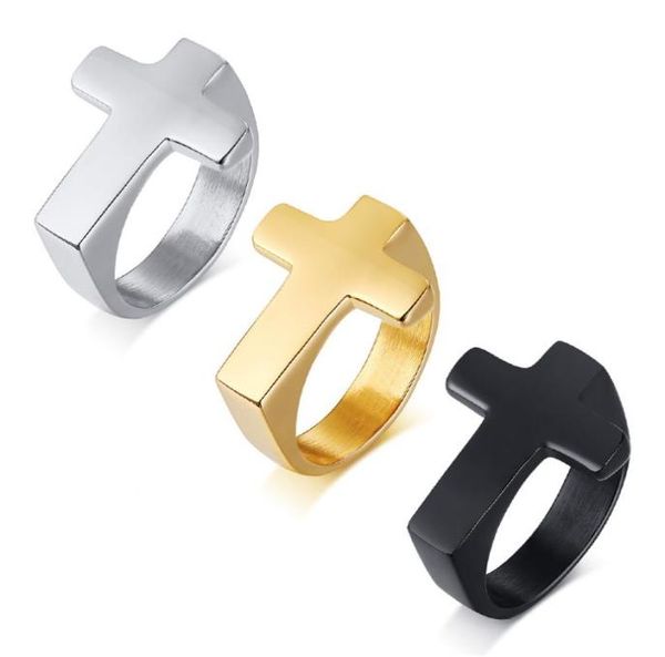 stacking rings sideway cross ring in stainless steel religious jewelry baptism or easter gift9498967, Golden;silver
stacking rings sideway cross ring in stainless steel religious jewelry baptism or easter gift9498967, Golden;silver