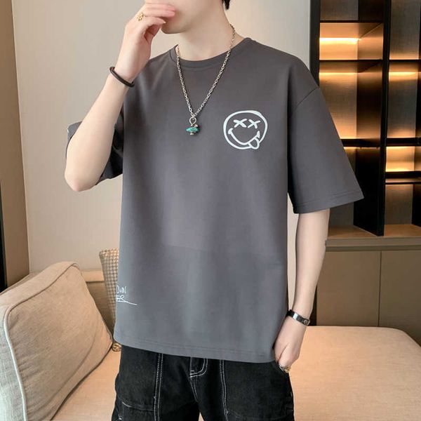 short sleeved t-shirt for men's summer 2023 new trendy brand loose and thin ice silk front shoulder half sleeved t-shirt upper garment, White;black
short sleeved t-shirt for men's summer 2023 new trendy brand loose and thin ice silk front shoulder half sleeved t-shirt upper garment, White;black