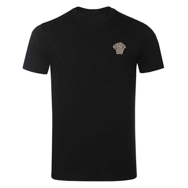 summer mens t shirt medusa embroidery short sleeved shirts designer t shirt men women simple tee slim-fit round neck oversized t-shirt, White;black
summer mens t shirt medusa embroidery short sleeved shirts designer t shirt men women simple tee slim-fit round neck oversized t-shirt, White;black