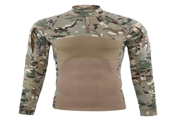 men039s long sleeve army camouflage quick dry tshirts tactical combat sports tee shirt outdoor uvprotection 14 zip pullover 6600873, Black;green
men039s long sleeve army camouflage quick dry tshirts tactical combat sports tee shirt outdoor uvprotection 14 zip pullover 6600873, Black;green