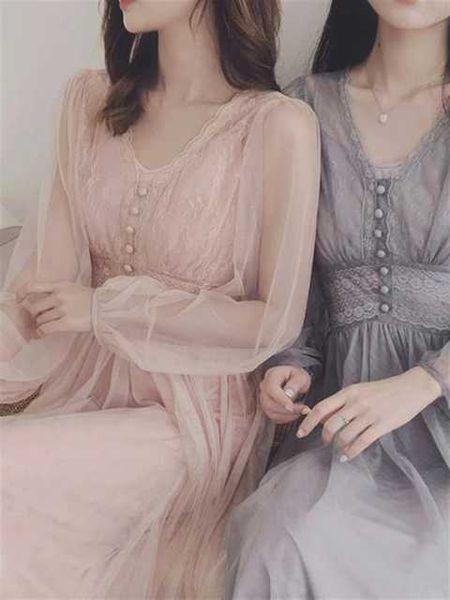 party puff sleeve dress for women 2023 fashion french style mesh sheer long sleeve vintage dress elegant v neck midi dress, Black;gray
party puff sleeve dress for women 2023 fashion french style mesh sheer long sleeve vintage dress elegant v neck midi dress, Black;gray