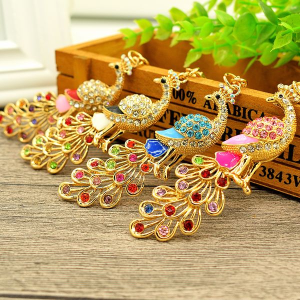 keychains crystal peacock keychain glitter rhinestone metal key ring for women fashion chic bag pendant backpack accessorieskeychains, Slivery;golden
keychains crystal peacock keychain glitter rhinestone metal key ring for women fashion chic bag pendant backpack accessorieskeychains, Slivery;golden