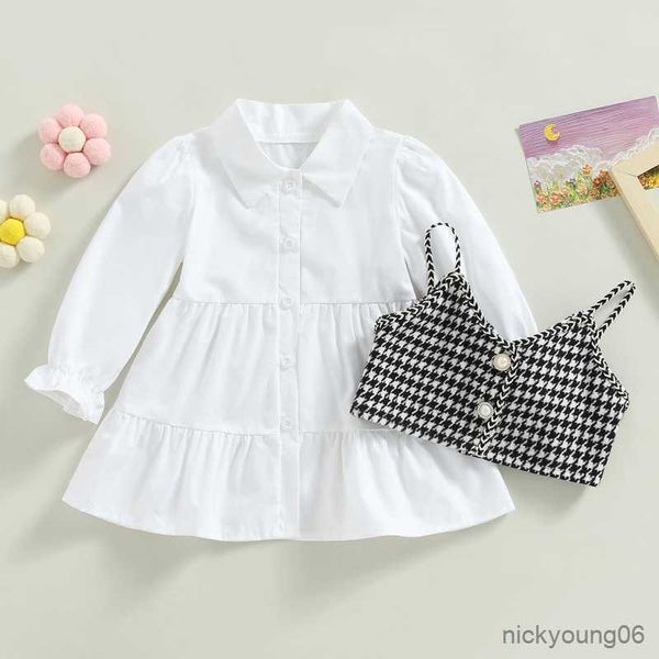 clothing sets kid girl 2pcs spring autumn outfits long sleeve solid color lapel shirt dress and cami children set, White
clothing sets kid girl 2pcs spring autumn outfits long sleeve solid color lapel shirt dress and cami children set, White