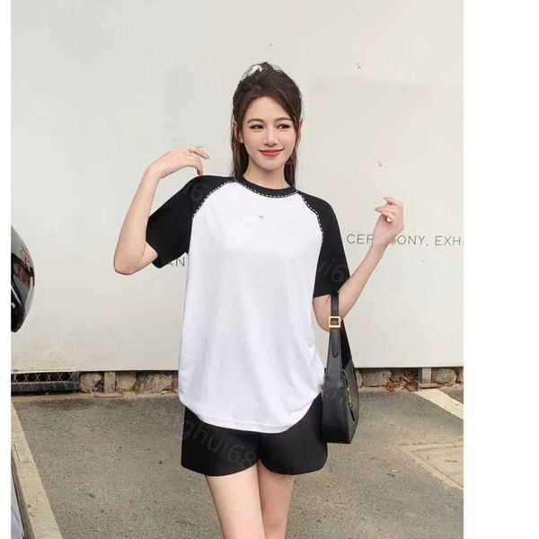 23ss womens t-shirt womens designer clothing tee round neck pure cotton color matching dotted line embroidered short sleeve t-shirt womens c, White
23ss womens t-shirt womens designer clothing tee round neck pure cotton color matching dotted line embroidered short sleeve t-shirt womens c, White