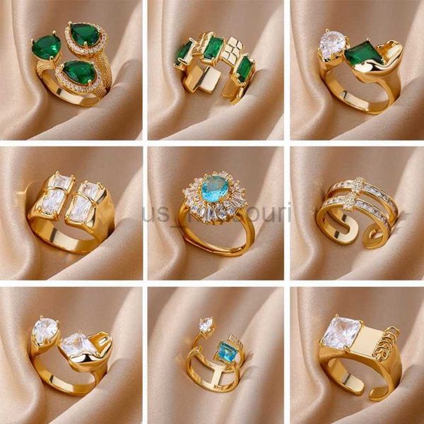 band rings luxury rectangle zircon rings for women stainless steel gold plated ring 2023 trend engagement wedding aesthetic jewelry j230531, Silver
band rings luxury rectangle zircon rings for women stainless steel gold plated ring 2023 trend engagement wedding aesthetic jewelry j230531, Silver