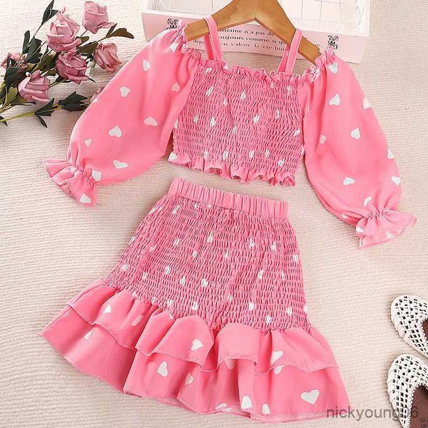 clothing sets kids casual outfits for girls spring summer 2023 long sleeve love print flounce skirts children, White
clothing sets kids casual outfits for girls spring summer 2023 long sleeve love print flounce skirts children, White