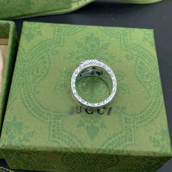 designer jewelry bracelet necklace max ring 925 versatile pattern road as old big men's ring high quality, Silver 
designer jewelry bracelet necklace max ring 925 versatile pattern road as old big men's ring high quality, Silver