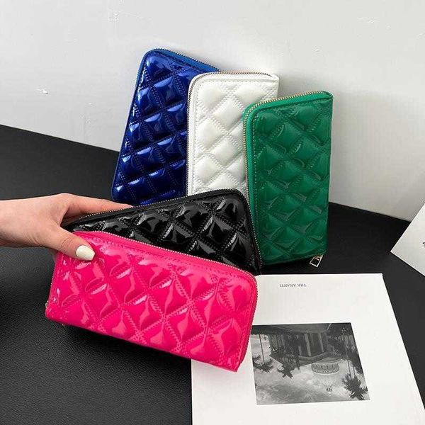 korean style double zipper stone bag pattern wallet womens large capacity long patent leather coin purse purs, Red;black
korean style double zipper stone bag pattern wallet womens large capacity long patent leather coin purse purs, Red;black