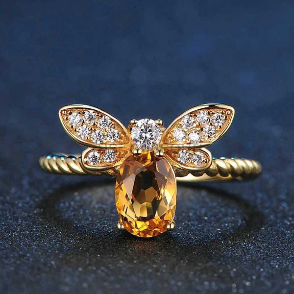 band rings sweet cute yellow crystal bee ring for women exquisite elegant female wedding gold color ring jewelry fashion party accessories j, Silver
band rings sweet cute yellow crystal bee ring for women exquisite elegant female wedding gold color ring jewelry fashion party accessories j, Silver