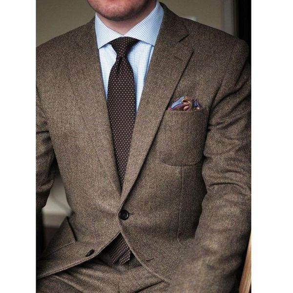 blazers brown herringbone tweed casual men suits for winter 2 piece wedding groomsmen tuxedo male set jacket with pants new fashion, White;black
blazers brown herringbone tweed casual men suits for winter 2 piece wedding groomsmen tuxedo male set jacket with pants new fashion, White;black