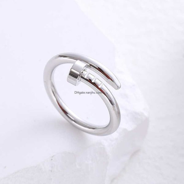 designer luxury cait brand tier version nail ring for women stainless simple high-end cold and indifferent style personalized fashion light, Silver
designer luxury cait brand tier version nail ring for women stainless simple high-end cold and indifferent style personalized fashion light, Silver