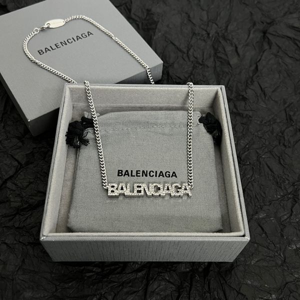 designer brand letter pendant necklaces chain 18k gold plated crystal rhinestone sweater women wedding balanciagas jewerlry accessories, Silver
designer brand letter pendant necklaces chain 18k gold plated crystal rhinestone sweater women wedding balanciagas jewerlry accessories, Silver