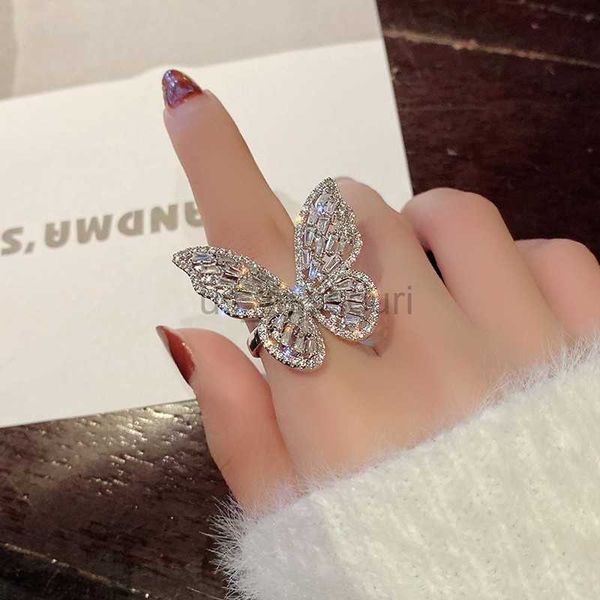 band rings jwer silver color wedding rings for women new trendy elegant charming sparkling butterfly zircon bride jewelry gifts j230531
band rings jwer silver color wedding rings for women new trendy elegant charming sparkling butterfly zircon bride jewelry gifts j230531