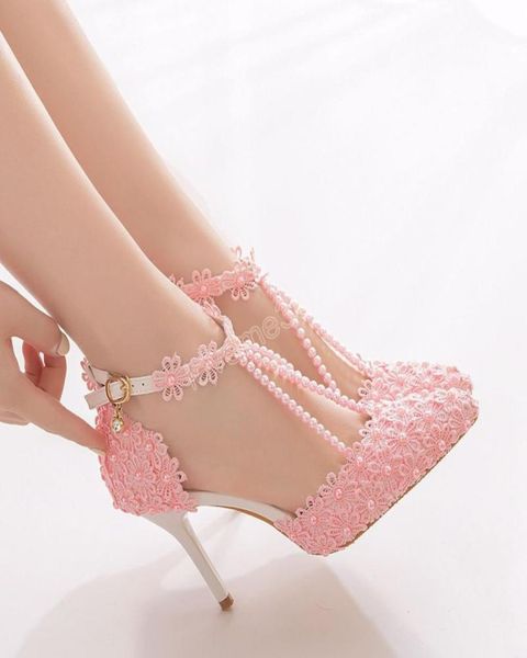 fashion white pearl embellished wedding dress shoes bride lace stiletto heels pointed toe pumps 9cm6114460, Black
fashion white pearl embellished wedding dress shoes bride lace stiletto heels pointed toe pumps 9cm6114460, Black
