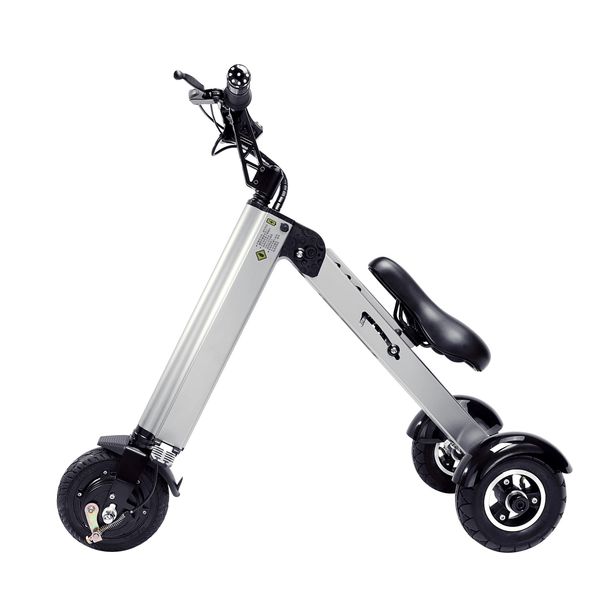 Image of LCD Digital Instrument Panel Electric Scooter Saddle Seat Folding Mobility 3 Wheels E Scooter