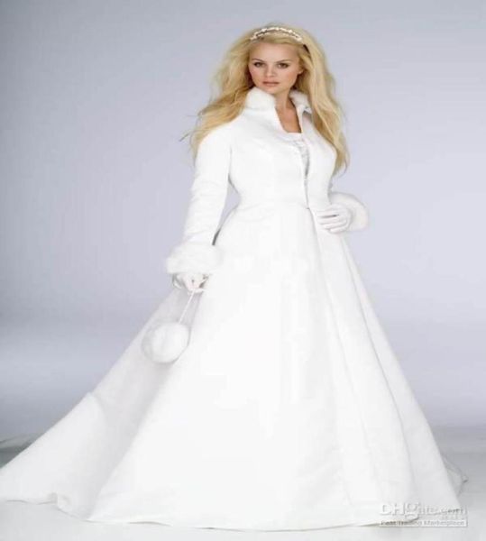 new arrival winter bridal dress floor length long sleeve warm coat wedding dress wds08851333195847671, White
new arrival winter bridal dress floor length long sleeve warm coat wedding dress wds08851333195847671, White