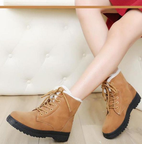 snow boots women039s fashion thicken fleece snow boots 2020 new suede lace up flat short plus size winter warm sports8463244, Black
snow boots women039s fashion thicken fleece snow boots 2020 new suede lace up flat short plus size winter warm sports8463244, Black