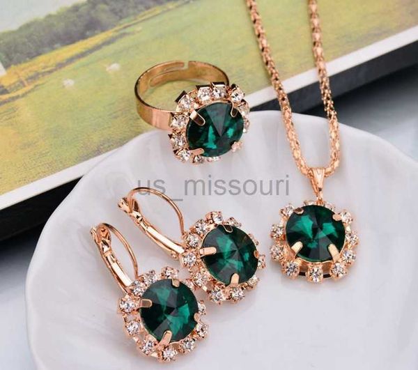 band rings fashion jewelry set for women round crystal pendants earrings ring sets bridal decoration colorful three piece gifts conjunto j23, Silver
band rings fashion jewelry set for women round crystal pendants earrings ring sets bridal decoration colorful three piece gifts conjunto j23, Silver