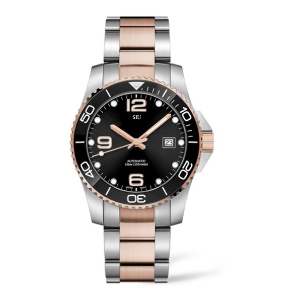 designer men's watches mechanical automatic movement watch stainless steel strap man sport wristwatches reloj hombre, Slivery;brown
designer men's watches mechanical automatic movement watch stainless steel strap man sport wristwatches reloj hombre, Slivery;brown
