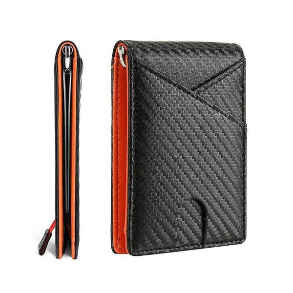 carbon fiber wallet business vertical mens bank card banknote clip us gold, Red;black
carbon fiber wallet business vertical mens bank card banknote clip us gold, Red;black