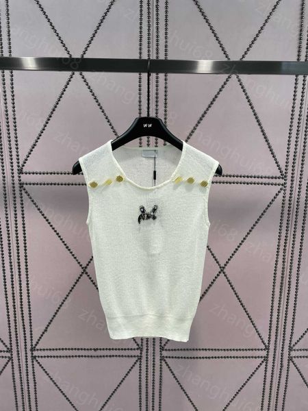 23ss womens designer clothing womens knits heavy industry diamond sequin alphabet yarn pullover knitted vest womens clothes, White
23ss womens designer clothing womens knits heavy industry diamond sequin alphabet yarn pullover knitted vest womens clothes, White