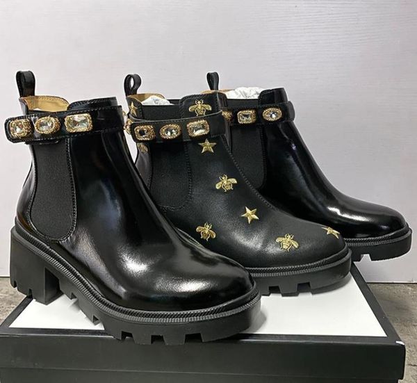 women chunky heel work tooling shoe fashion western crystal bee star desert rain boots winter snow ankle martin boots7001905, Black
women chunky heel work tooling shoe fashion western crystal bee star desert rain boots winter snow ankle martin boots7001905, Black