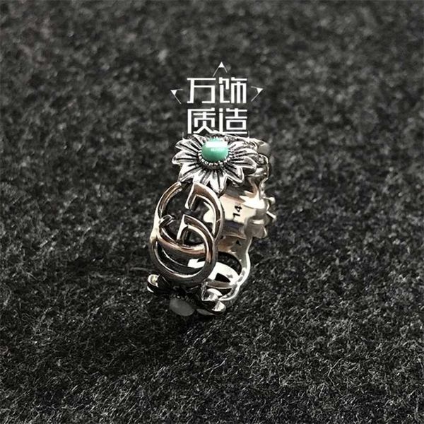 20% off 2023 new designer jewelry bracelet necklace flower ring sterling 925 turquoise daisy pattern ins women's ring, Silver
20% off 2023 new designer jewelry bracelet necklace flower ring sterling 925 turquoise daisy pattern ins women's ring, Silver
