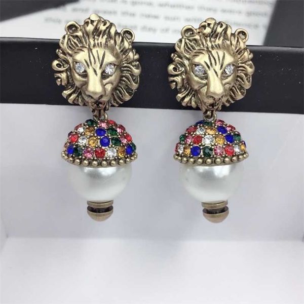 designer jewelry bracelet necklace ring 925 sterling pearl inlaid color diamond head earrings simple earrings high quality, Golden
designer jewelry bracelet necklace ring 925 sterling pearl inlaid color diamond head earrings simple earrings high quality, Golden
