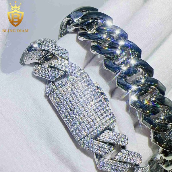 fashion jewelry 19mm hip hop chain 3 rows 5a+ cz diamond mens necklace iced out cuban link chain, Silver
fashion jewelry 19mm hip hop chain 3 rows 5a+ cz diamond mens necklace iced out cuban link chain, Silver