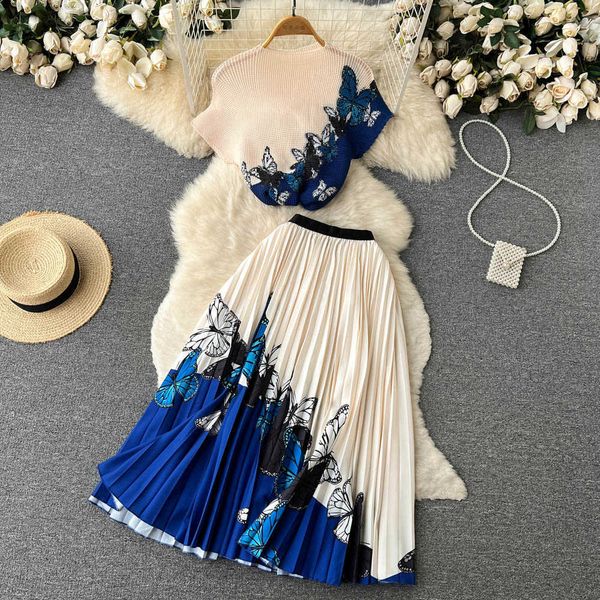 spring new women stylish pleated casual personality solid piece set women clothing vkg, Black;gray
spring new women stylish pleated casual personality solid piece set women clothing vkg, Black;gray
