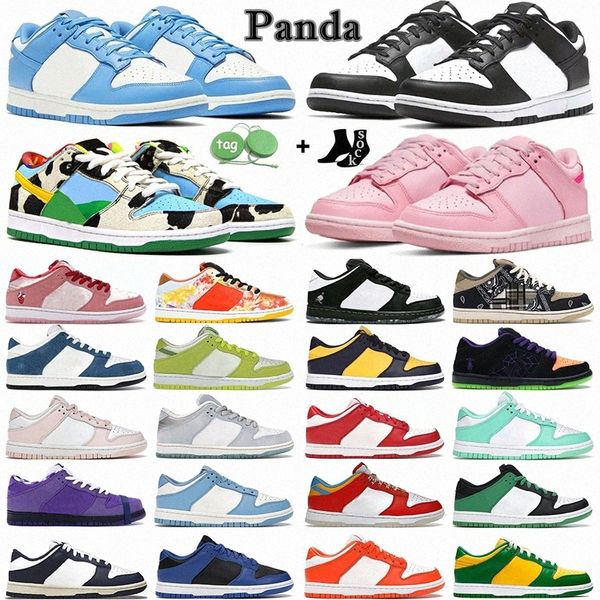 Image of Running Shoes for mens Sneakers Panda triple pink Fog Syracuse Team Green University Blue UNC walking jogging trainers lows sneaker