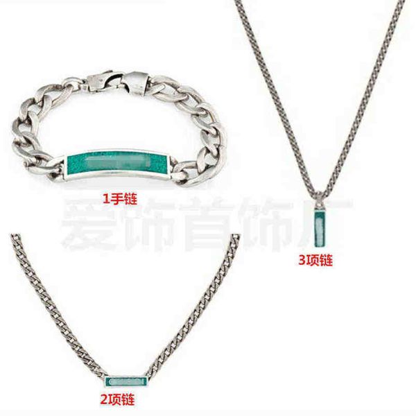 20% off 2023 new designer jewelry bracelet necklace ring accessories product green percha enamel worn versatile men's women's brac, Silver
20% off 2023 new designer jewelry bracelet necklace ring accessories product green percha enamel worn versatile men's women's brac, Silver