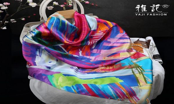 scarves large silk square scarf colorful 100 shawl shiny elegant generous plain crepe satin ladies17476732, Blue;gray
scarves large silk square scarf colorful 100 shawl shiny elegant generous plain crepe satin ladies17476732, Blue;gray