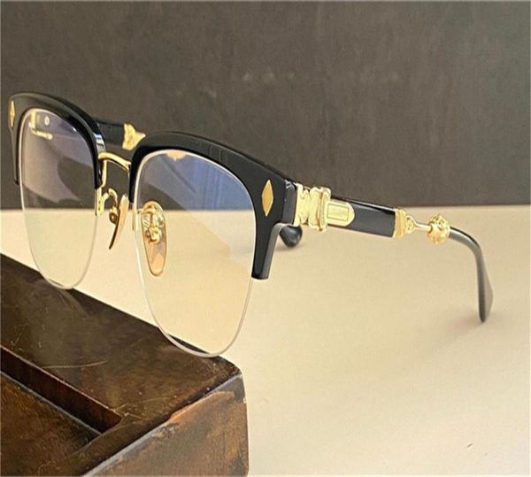 pop retro men optical glasses eva punk style design square halfframe with leather box hd clear lens 384805, Black
pop retro men optical glasses eva punk style design square halfframe with leather box hd clear lens 384805, Black