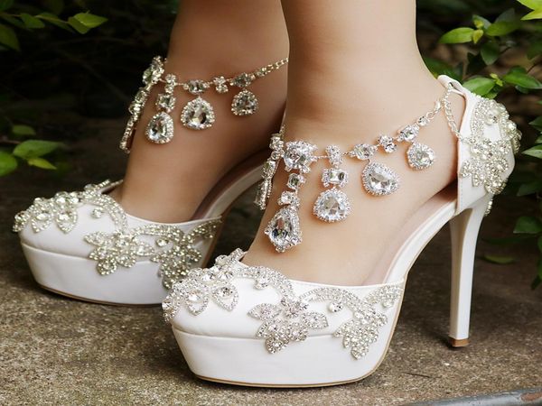 bridal wedding shoes wedding pumps buckle crystal high heel shoes rhinestone sparkling wedding princess shoes1317406, Black
bridal wedding shoes wedding pumps buckle crystal high heel shoes rhinestone sparkling wedding princess shoes1317406, Black