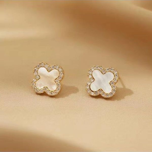women girls fashion luxury rhinestone flower 925 silver needle ear jewelry black green white red four leaves charm earring
women girls fashion luxury rhinestone flower 925 silver needle ear jewelry black green white red four leaves charm earring