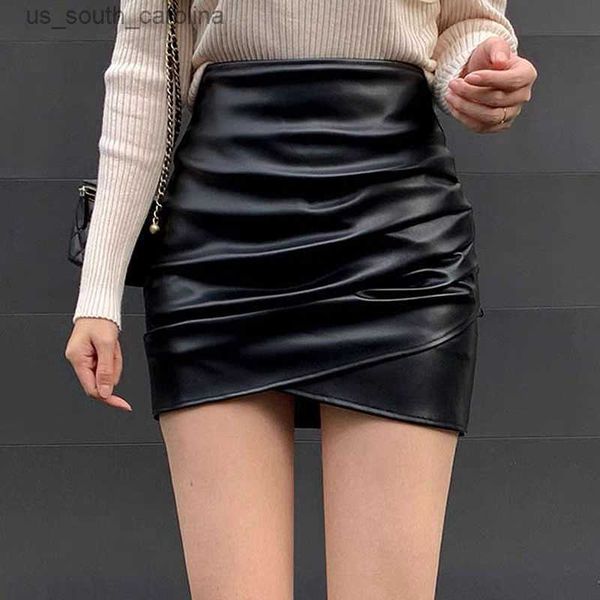 skirts pleated club skirt solid pu skirt women's irregular a-line high waist leather short skirt women l230522, Black
skirts pleated club skirt solid pu skirt women's irregular a-line high waist leather short skirt women l230522, Black