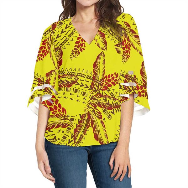 clothing polynesian tribal samoan island style shirts blue tapa flower print custom half elbow sleeve plus size women's clothing acu, White
clothing polynesian tribal samoan island style shirts blue tapa flower print custom half elbow sleeve plus size women's clothing acu, White