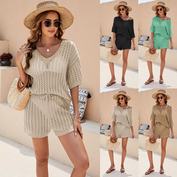 brand new women's two piece pants summer casual t-shirts v-neck suit knit blouse with thread high-waisted pants plus size xl, White
brand new women's two piece pants summer casual t-shirts v-neck suit knit blouse with thread high-waisted pants plus size xl, White