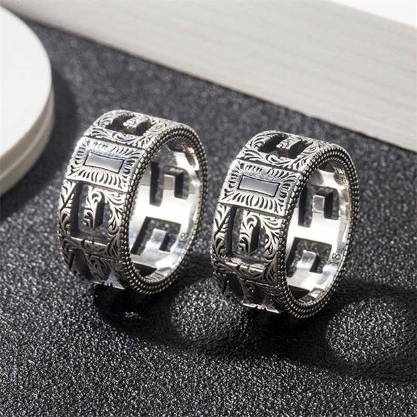 20% off 2023 new designer jewelry bracelet necklace square hollow out engraved pattern woven wide sterling couple ring, Silver
20% off 2023 new designer jewelry bracelet necklace square hollow out engraved pattern woven wide sterling couple ring, Silver