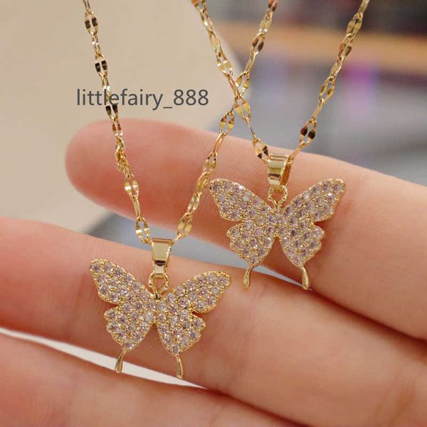 wholesale women elegant gold silver plating butterfly charm necklace sparkling crystal rhinestone butterfly necklace
wholesale women elegant gold silver plating butterfly charm necklace sparkling crystal rhinestone butterfly necklace