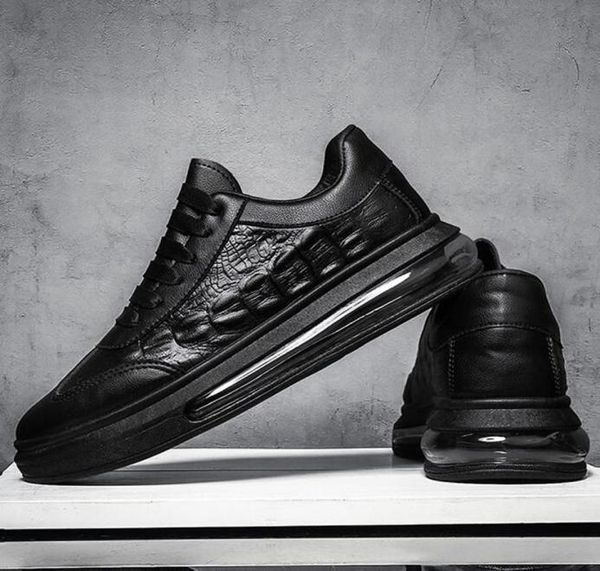 new men shoes cool leather air cushion sneakers street trend crocodile print man casual sport walking shoes5815343, Black
new men shoes cool leather air cushion sneakers street trend crocodile print man casual sport walking shoes5815343, Black