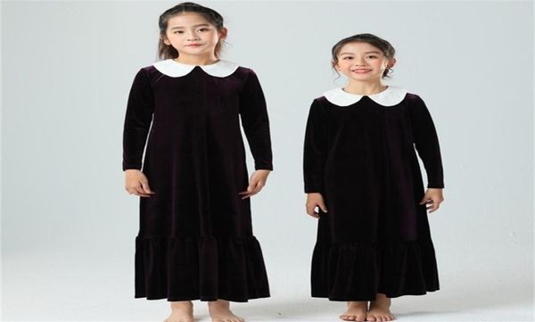4 to 16 years girl velour maxi long dress child girls fall winter deep purple peter pan collar ankle length ruffle velvet dress 219068534, Red;yellow
4 to 16 years girl velour maxi long dress child girls fall winter deep purple peter pan collar ankle length ruffle velvet dress 219068534, Red;yellow